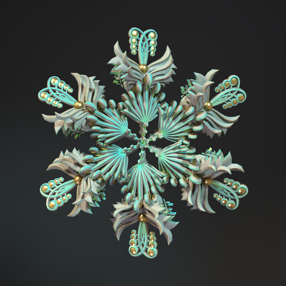 NeoBaroque Snowflakes thumbnail thumbnail